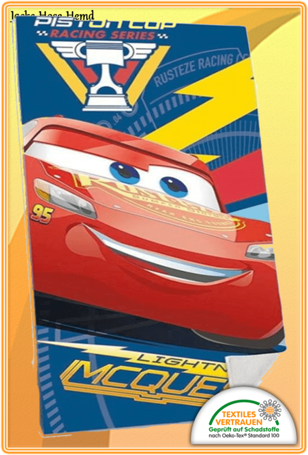 Badetuch Cars Lightning McQueen Disney Pixar 70x140cm