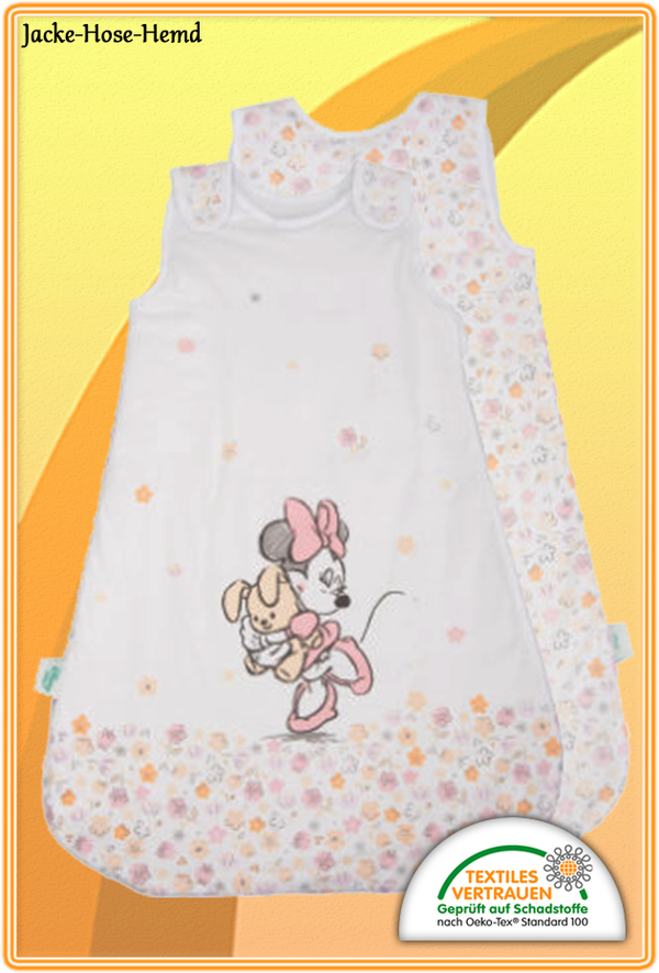 Schlafsack Disney Minnie Mouse Maus Babyschlafsack Gr. 90x45cm