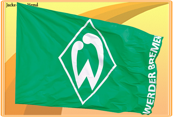 Fahne Hissfahne SV Werder Bremen Raute Gr. 300x200cm