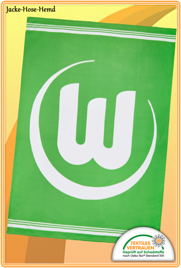 Decke Vfl Wolfsburg Logo 150x200cm