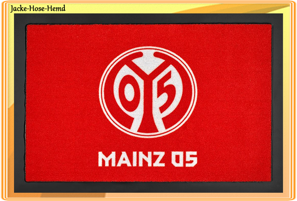 1. FSV Mainz 05 Fußmatte Logo Teppich Gr. 40x60cm Fussabtreter Türvorleger